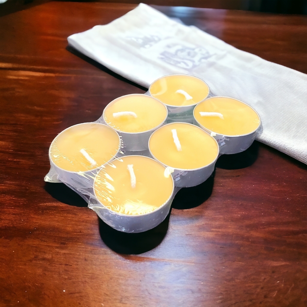 Pure handmade beeswax candle gift box. Makes a great sample kit too! - Picture 2 of 9